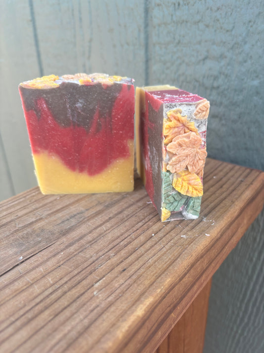 Falling Leaves, Goat’s milk soap