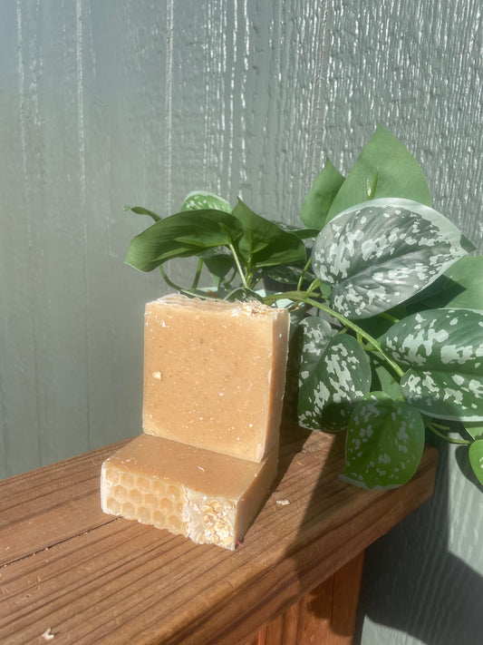 Unscented sensitive goats milk soap