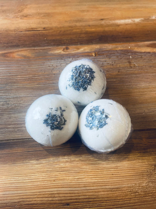 Goats milk bath bomb lavender