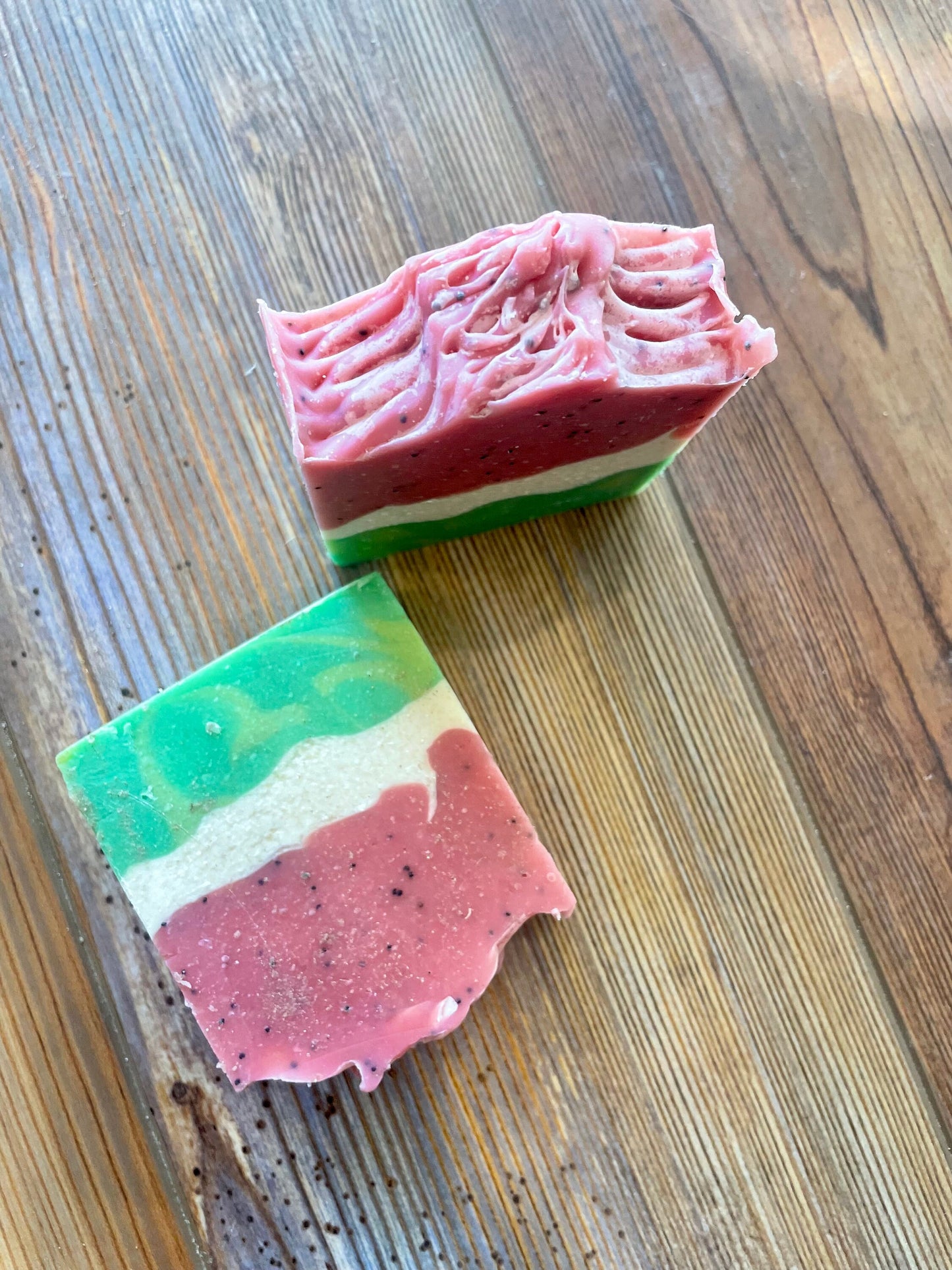 Watermelon sugar goat’s milk soap